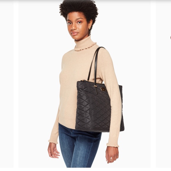 Black quilted Kate Spade purse! - Picture 3 of 7